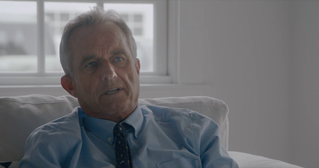 Robert F. Kennedy Jr. in the film "Four Died Trying"