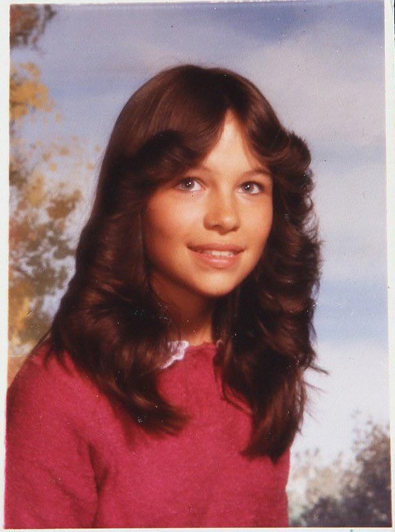Pamela Anderson in grade 9, 1981.