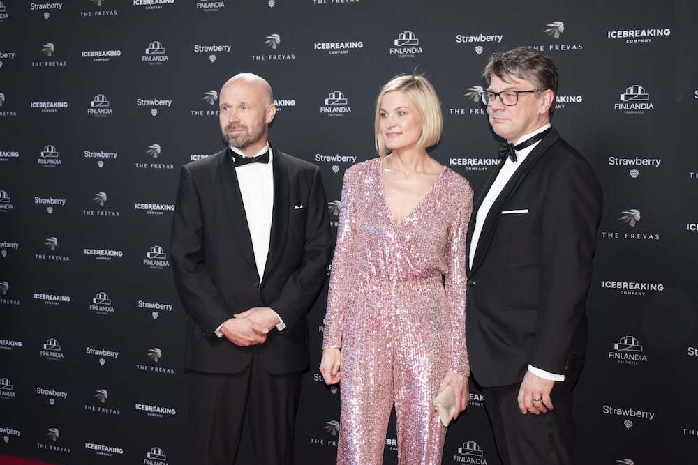 Guests on the red carpet at THE FREYAS