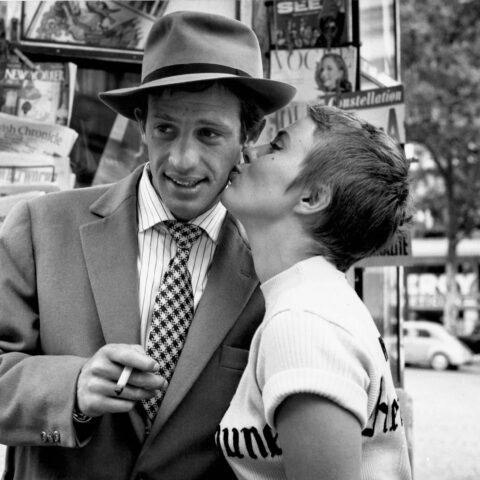 Jean-Paul Belmondo and Jean Seberg in Breathless