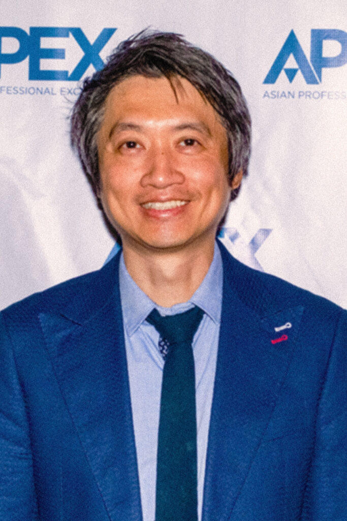 Filmmaker Marcus Chan at the APEX gala dinner