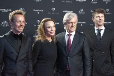 Jasper Pääkkönen, Lena Olin, Lasse Hallström and Andrei Alén at THE FREYAS